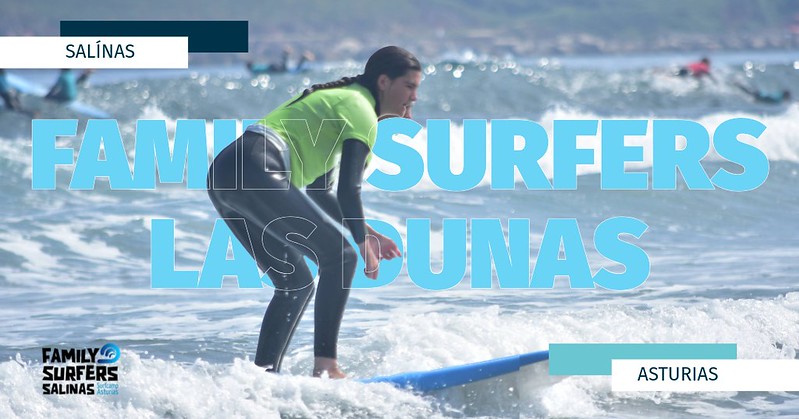 Family surfers tu club de surf en Salinas Asturias 
